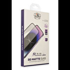 Newface iPhone 14 Pro Bilvis 3D Mat Cam Ekran Koruyucu