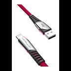 Konfulon DC17 Lightning Kablo iphone Uyumlu 1M 2.4A - Kırmızı