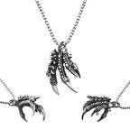 925 Ayar Gümüş Kartal Pençesi Erkek Gümüş Kolye