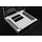 Teka - VS 152 GS - Ankastre Kompakt Vakum Makinesi - Teleskopik Ray - Siyah Cam - 40589951