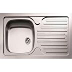 Teka Infant OB Sağ Damlalıklı Mikro Keten Paslanmaz Çelik Mutfak Eviyesi