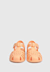 Turuncu Kız Çocuk Düz Sandalet