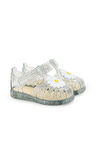 Unisex S10322 Tobby Gloss Flor Çocuk Sandalet - Beyaz | 22