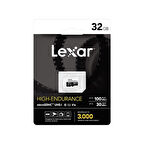 Lexar High Endurance 32gb Micro SD 100MB V10 Hafıza Kartı