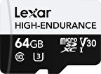 Lexar High Endurance 64gb Micro SD 100MB V30 4K Hafıza Kartı