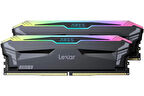 Lexar ARES 32GB (2x16GB) LD5BU016G-R6000GDLA 6000Mhz DDR5 U-DIMM CL30 1.35V RGB Ram Bellek
