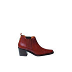 Kadın Bot UTIEL Toni Pons LEATHER COWBOY ANKLE BOOTS WITH HEEL