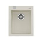 Teka FORSQUARE 34.40 TG BRIGHT CREAM Ankastre Kumanda Sifonlu Granit Eviye Krem 34 cm