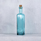 San Miguel Cuadrada Yağ Şişesi 400 Ml Mavi