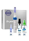 Dr.Pen A6 Şarjlı Dermapen Cihazı ( Türkiye Garantili) 2 Bataryalı Derma Pen Kalıcı Makyaj Dermaroller