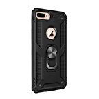 Gpack Apple iPhone 7 Plus Kılıf Vega Standlı Yüzüklü Mıknatıslı