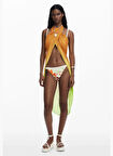 Desigual Beyaz Kadın Bikini Alt 25SWMK06