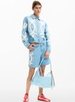 Desigual Yüksek Bel Standart Mavi Kadın Denim Şort 26SWDD45