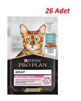 Pro Plan Pouch Sos İçinde Okyanus Balıklı Yetişkin Kedi Konservesi 85 Gr*26 ADET