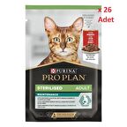 Pro Plan Sterilised Beef Pouch 85 gr x 26 adet