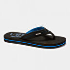 Joma S.Maderia Erkek 2301 Siyah-Mavi Parmak Arası Yastıklı Plaj, Günlük Ve Spor Terlik SMADES2301