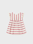 Mayoral Kız Bebek Fisto Kollu Çizgili Elbise