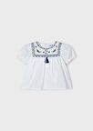 Mayoral Kız Çocuk Nakışlı Bluz