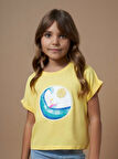Mayoral kız çocuk yazlık baskılı tişört 6013