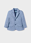 Erkek Çocuk Keten Ceket-Mavi | 18AY