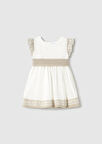 Mayoral Kız Bebek Keten Elbise