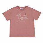 Mayoral Erkek Çocuk Baskılı Tshirt 4-8 Yaş Yavruağzı