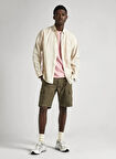 Pepe Jeans Slim Fit Bej Erkek Gömlek PM308523 839 PAYTTON
