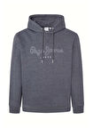 Pepe Jeans Kapüşon Yaka Gri Erkek Sweatshırt PM582718-961 NEW NOUVEL HOODIE