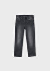 Mayoral Gri Erkek Çocuk Denim Slim Fit Pantolon 4571