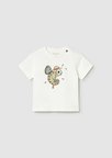 Mayoral Kız Bebek Kısa Kollu T-shirt Krem - 01004