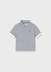 Mayoral Erkek Bebek Çizgili Polo T-shirt Lacivert - 01110