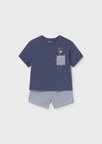 Mayoral Erkek Bebek Şort T-Shirt Takım Lacivert 01228