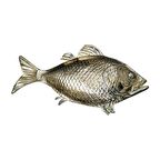 PiMarks Pirinç Döküm Balık Tabak