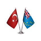 Tuvalu İkili Masa Bayrağı