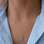 Mineli Kutup Yıldızı Kolye