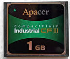 1 Gb Compact Flash CF III Endüstriyel - Geniş Sıcaklık Destekli Hafıza Kartı 