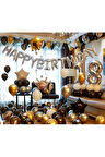 18 Yaş Happy Bırthday Doğum Günü Seti