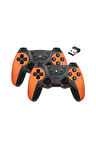 Airstorr Joystick Gamepad Çiftli TV PC Uyumlu Oyun Konsolu 2.4G Gamepad Double Joystick Doungle