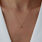 Yengeç Burcu Ruby Kolye