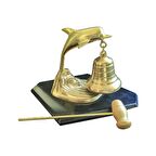 PiMarks Pirinç Döküm Masa Üstü Yunus Askılı Çan