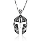 925 Ayar Gümüş Gladyatör Erkek Gümüş Kolye