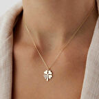 Dört Yapraklı Yonca Kolye