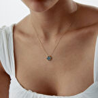 Siyah Yonca Cleef Kolye