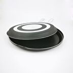 Teflon Çift Taraflı Balık Krep Gözleme Börek Tavası 32cm