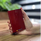 Mekanizmalı Kartlık Rfid Korumalı Alüminyum Otomatik Mekanizmalı Kredi Kartlık