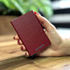 Mekanizmalı Kartlık Rfid Korumalı Alüminyum Otomatik Mekanizmalı Kredi Kartlık