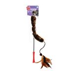 Gigwi Feather Teaser Kuyruklu Doğal Kedi Oltası