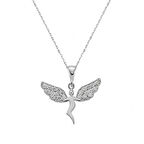 925 Ayar Gümüş Meleğim Kadın Gümüş Kolye