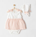 Andywawa AC25505 Love Family Bebek Elbise Takım Salmon