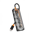 Coofbe 100w Pd 5in1 Type-C Hub Type-C to USB3.0 Çoğaltıçı Dönüştürücü 4xUSB3.0 Pd 100W Şarj